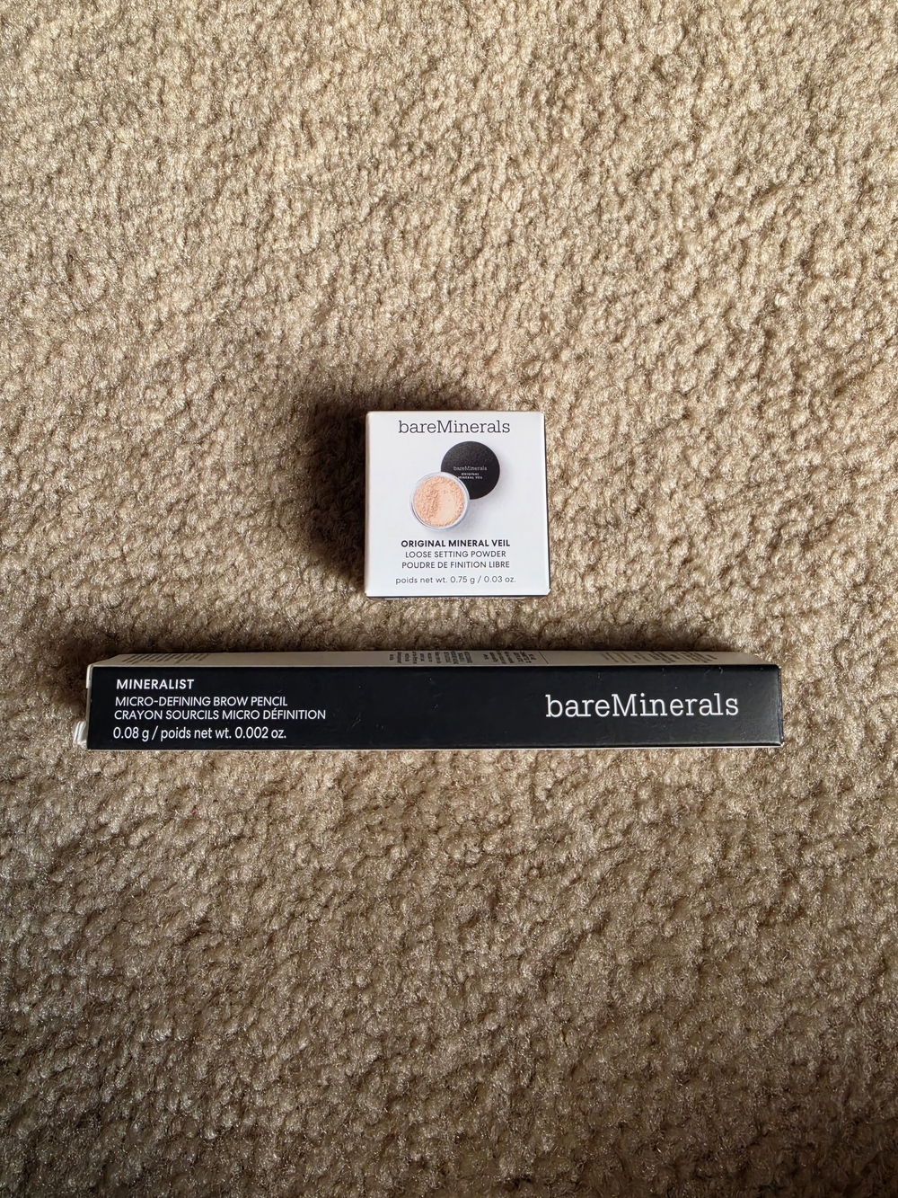 Original Mineral Veil 0.03oz & Mineralist Brow Pencil 0.08 G $40 NEW IN BOX
